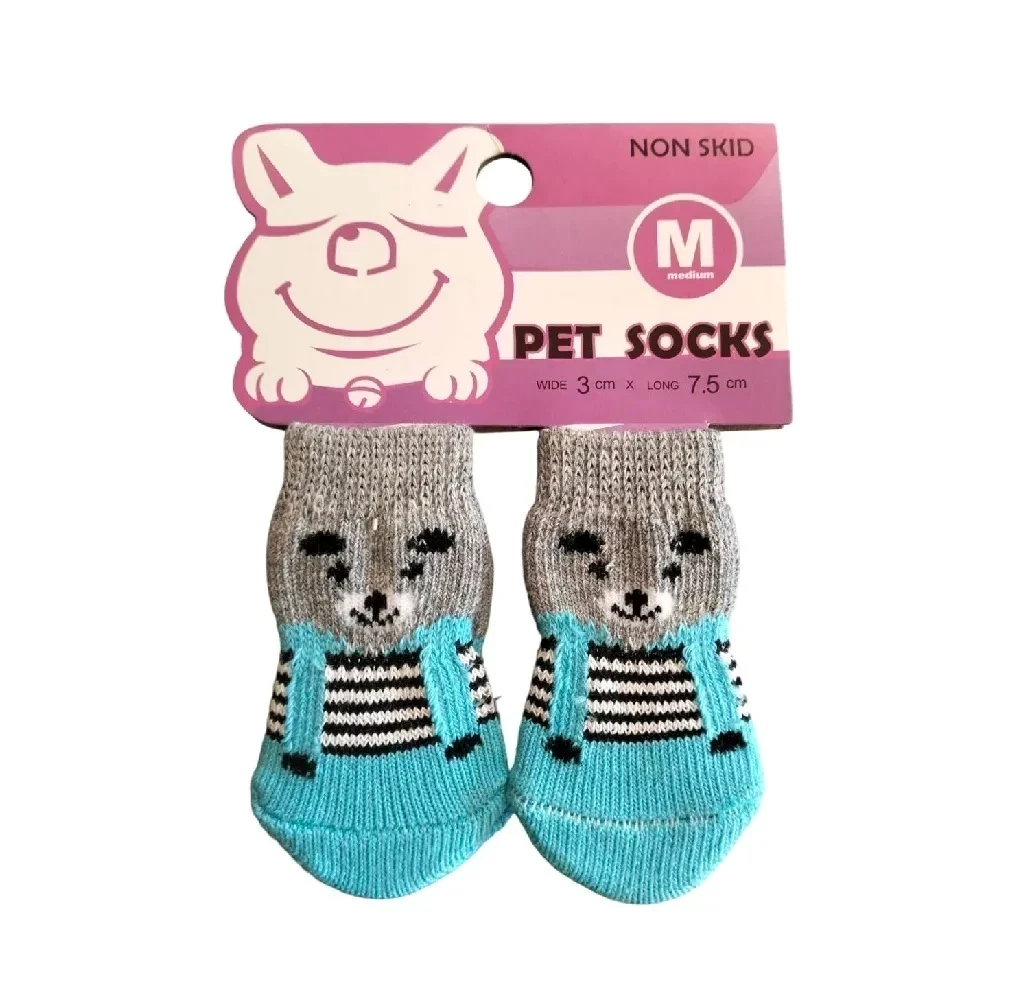Pack de 4 medias antideslizantes talla M 
