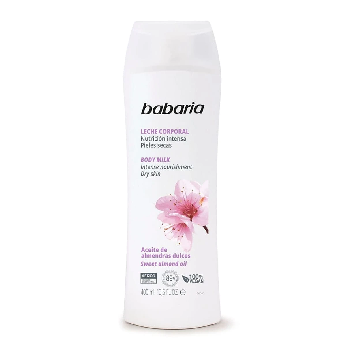 babaria crema hidratante body miik aceite almendras dulces