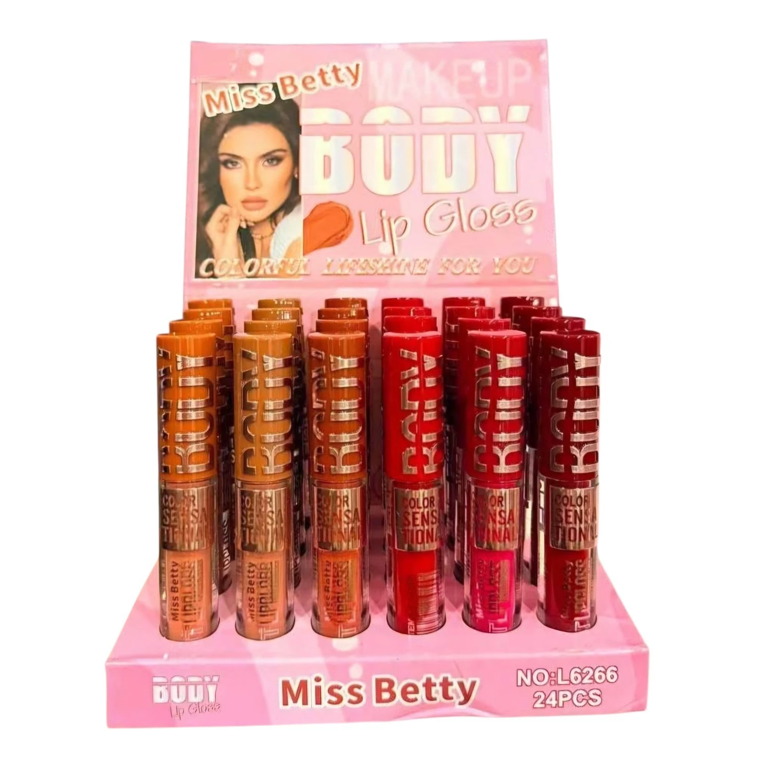 Set 6 Labiales Líquidos Body para Labios 