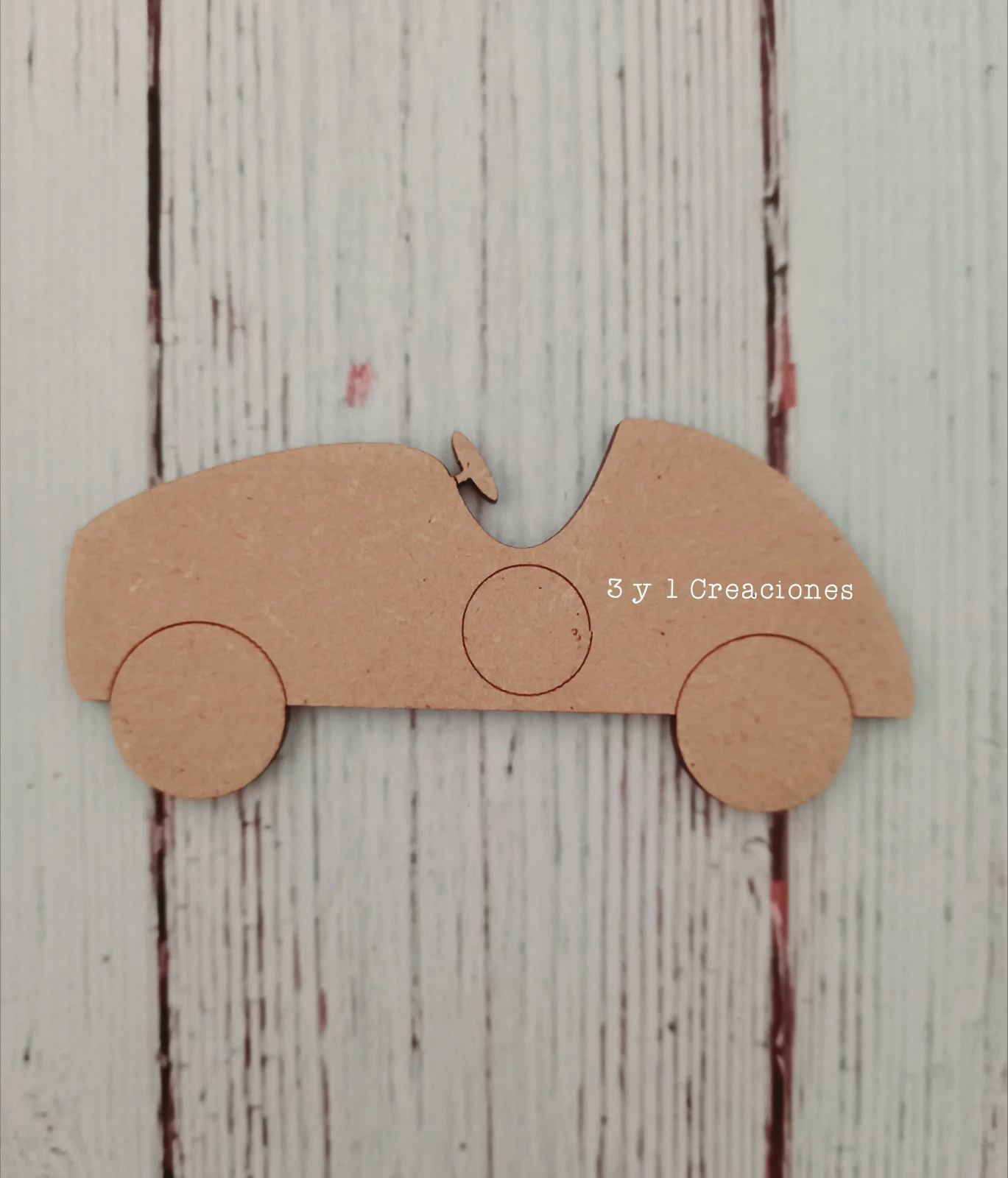 FIGURA AUTO DE CARRERA VINTAGE