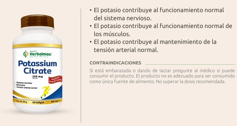 Citrato de Potasio