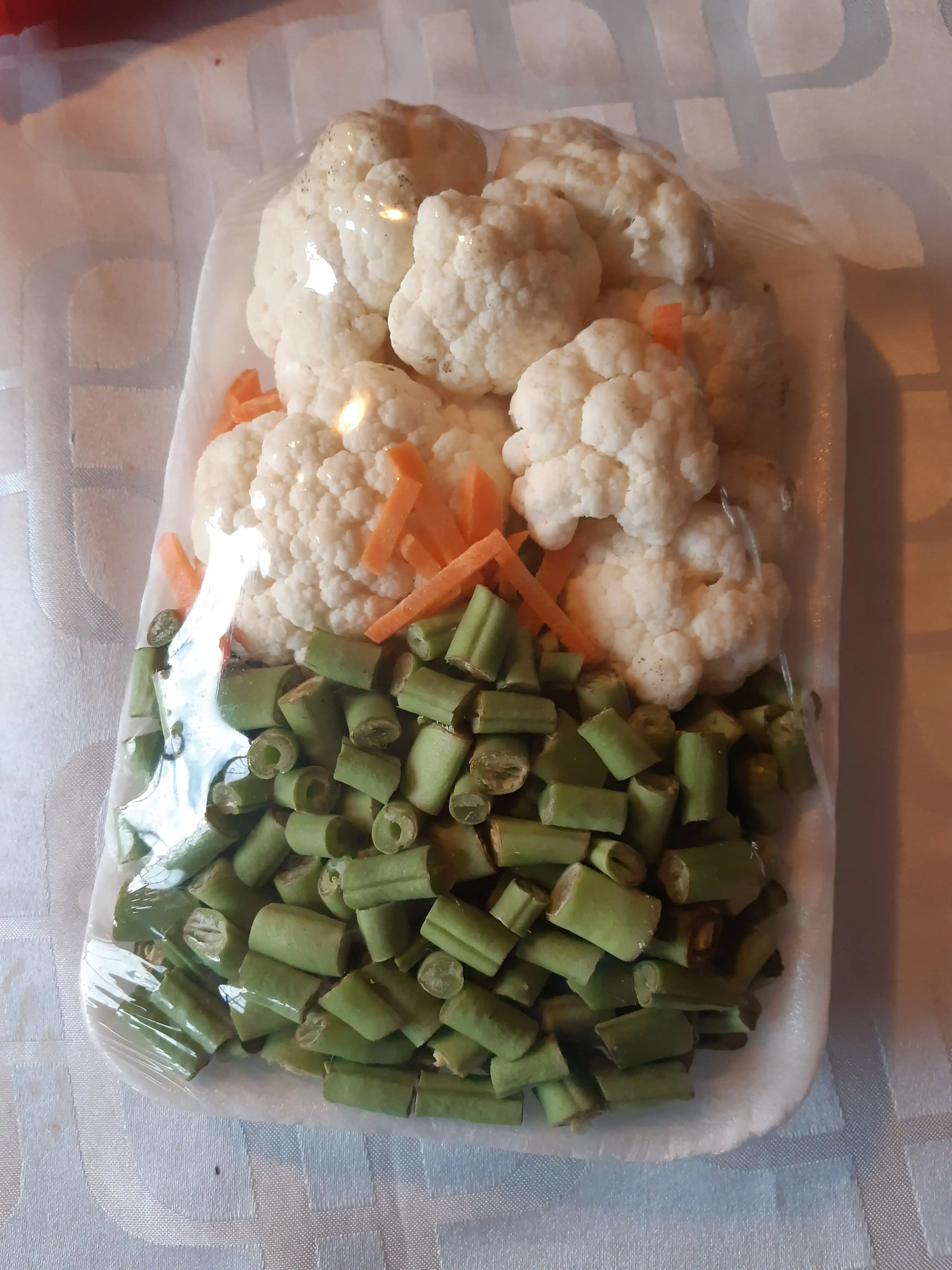 Bandeja verduras 3 variedades