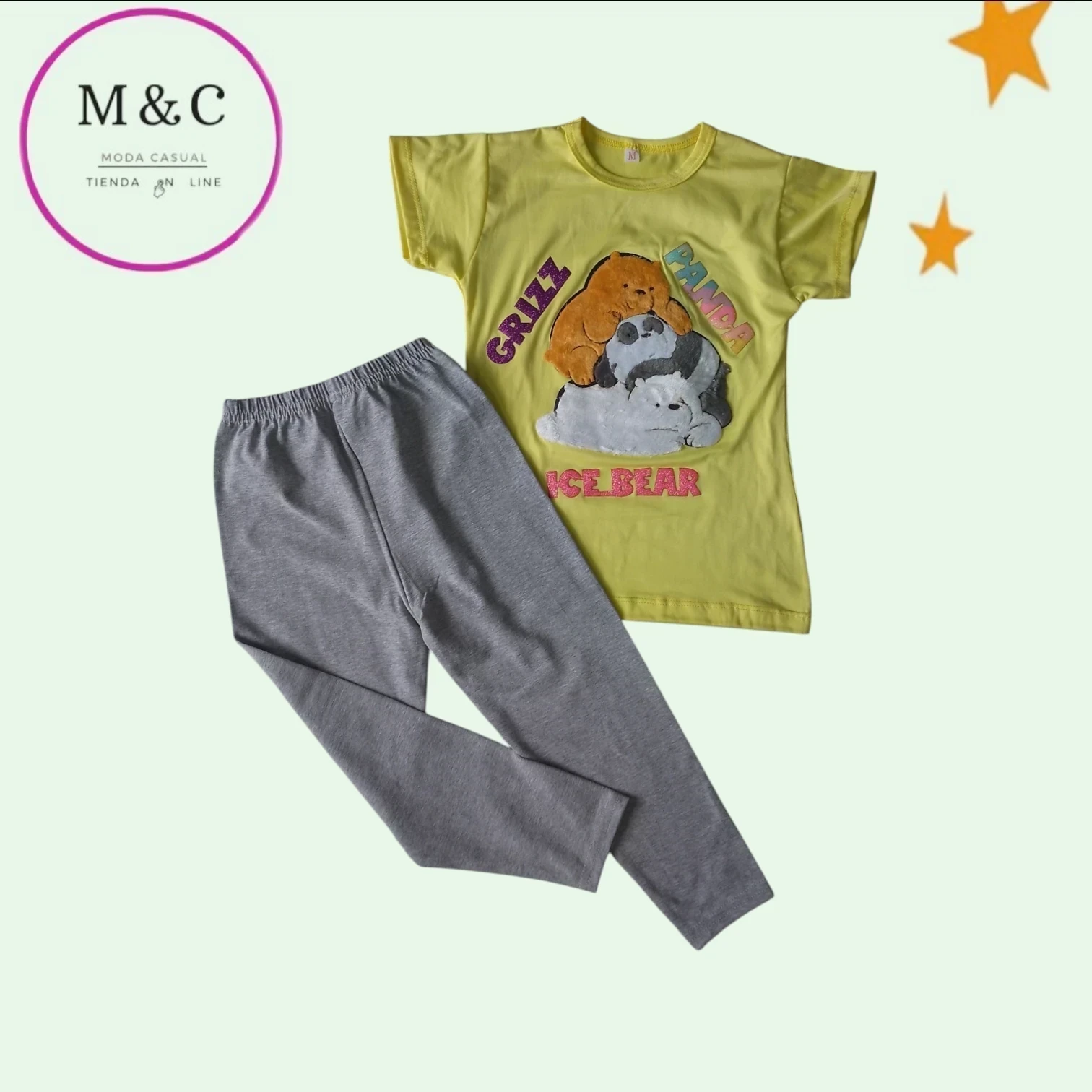 Conjunto Talla M pantalon y blusa 2