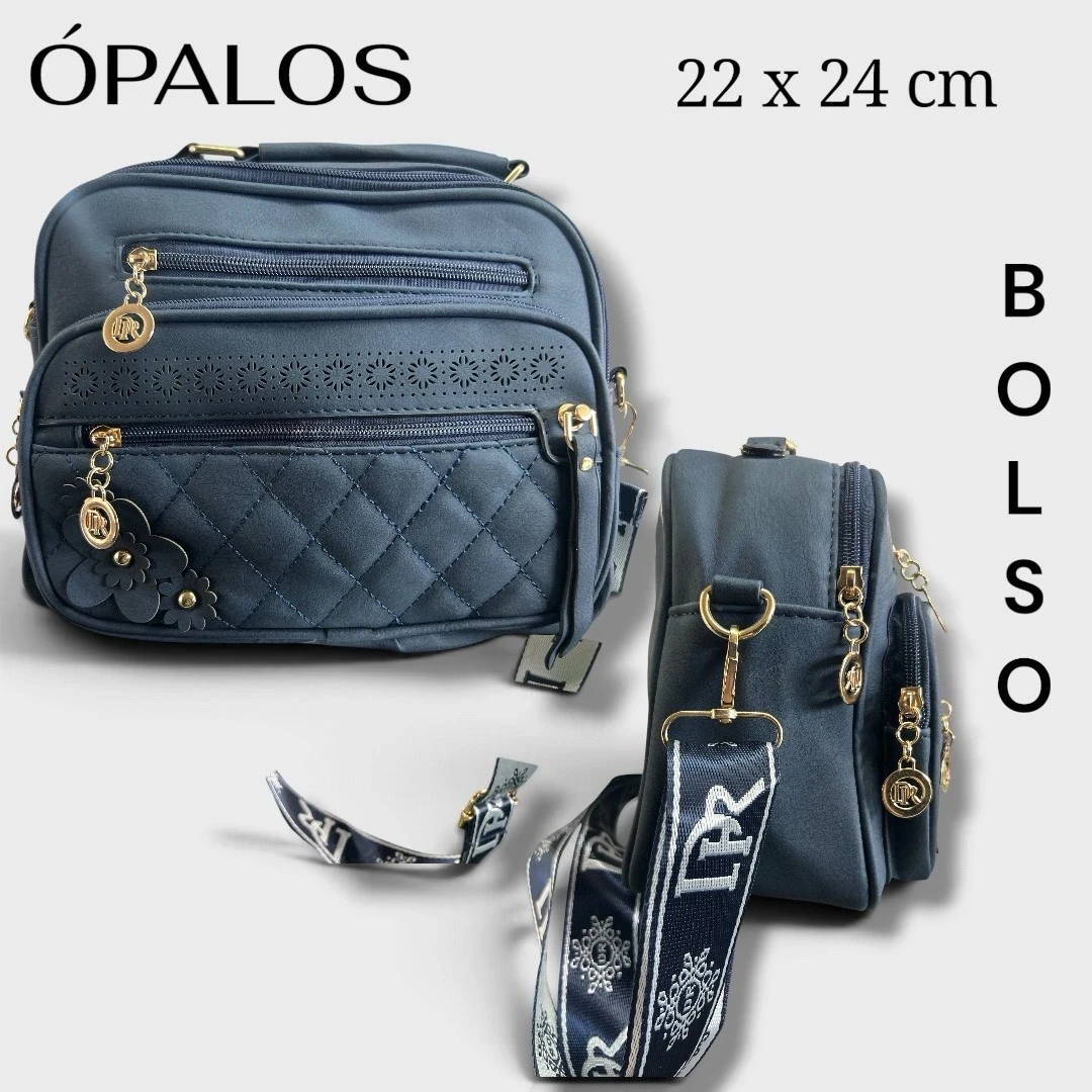 Bolso Azul Mediano 