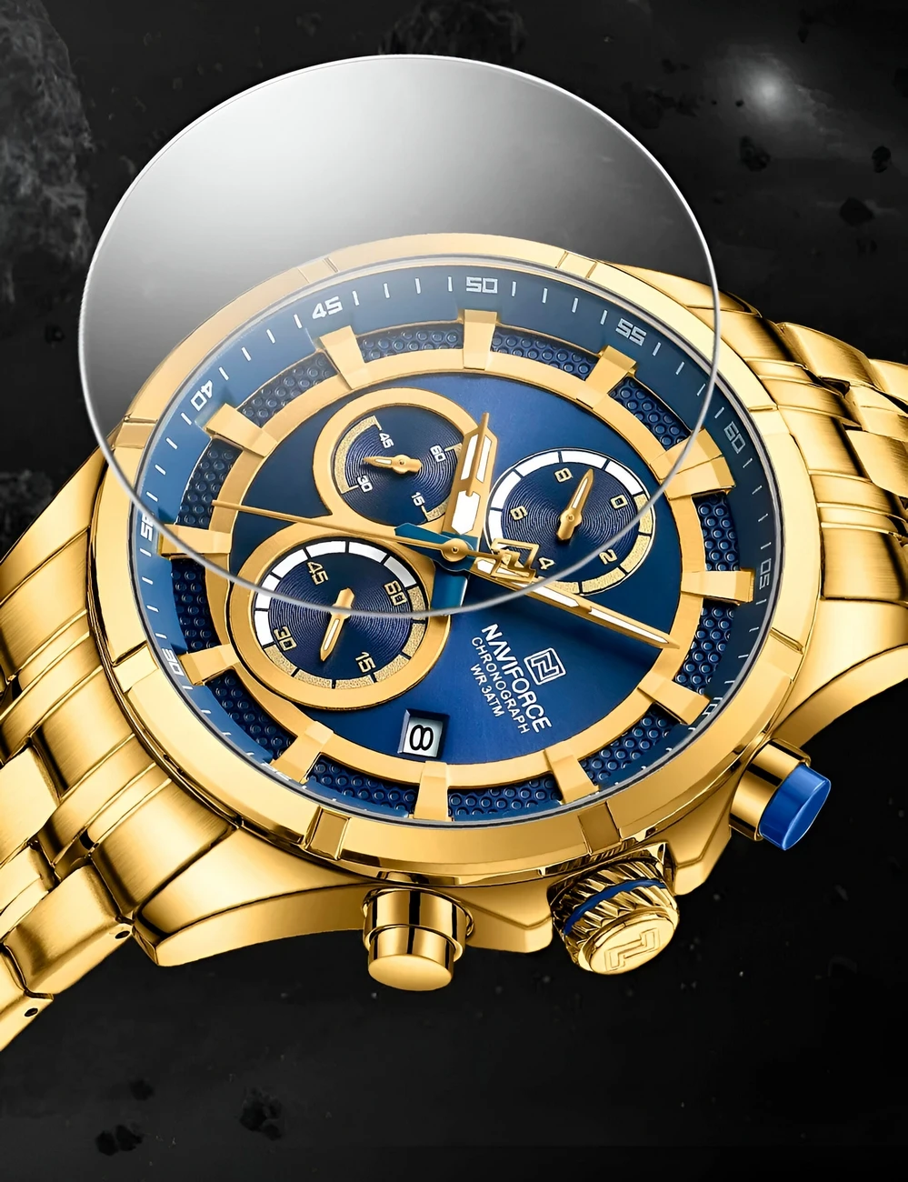 Reloj Naviforce Casual Nf8046 Crono Hombre 3