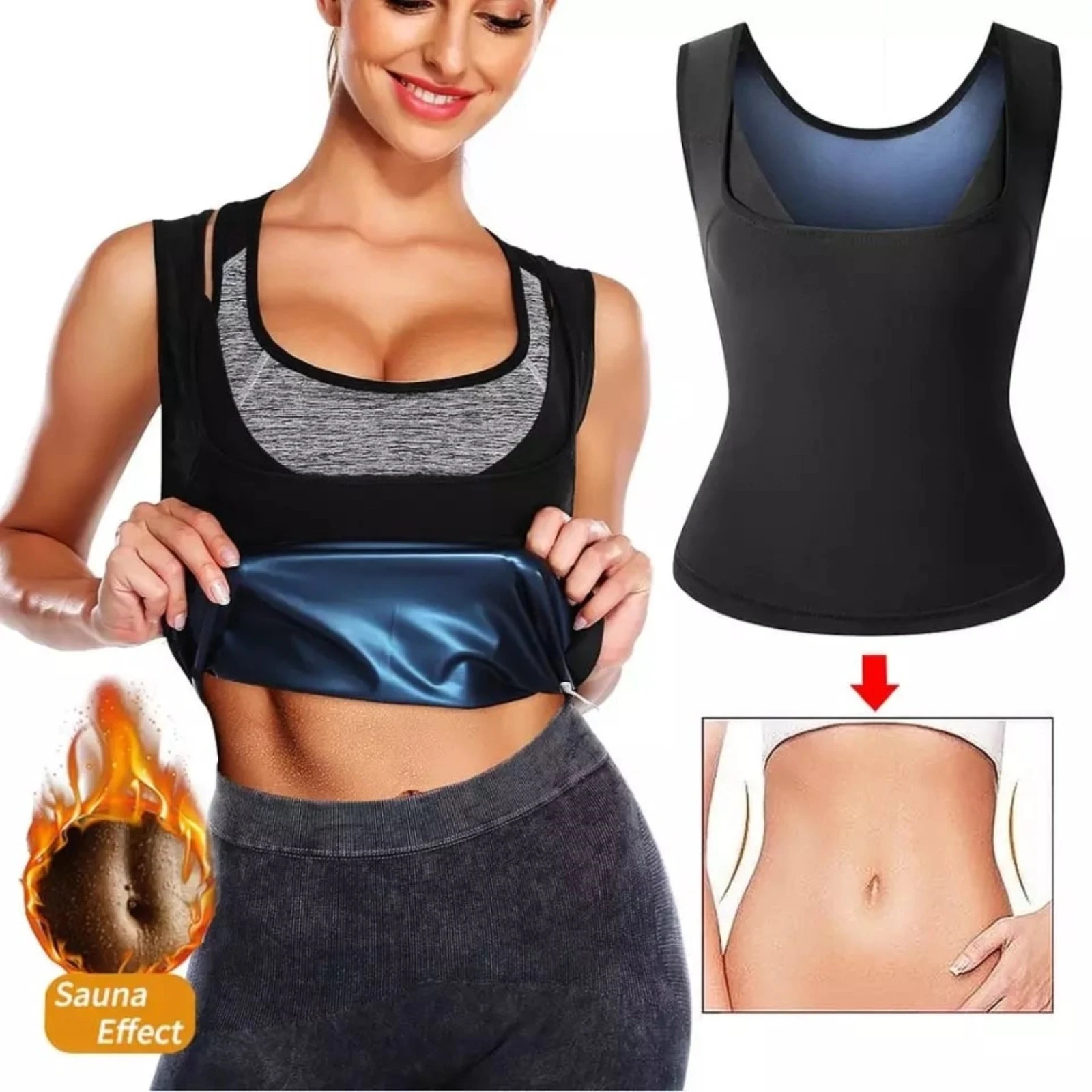 Faja Sauna Chaleco Reductor  2