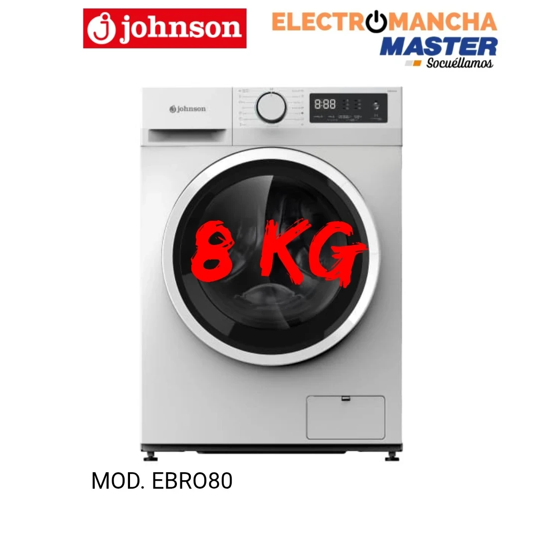 LAVADORA JOHNSON EBRO80 8 KILOS 1400 RPM. A 