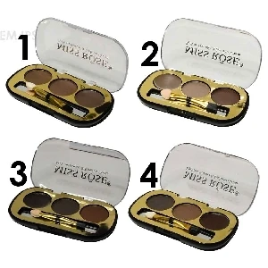 POMADA PARA CEJAS MISS ROSE DE 3 COLORES