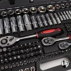 Kit De Herramientas Manuales Garden Plus SET215 Juego De 215 Piezas De Tubos 3