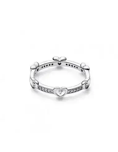 Anillo Corazones Radiantes  2