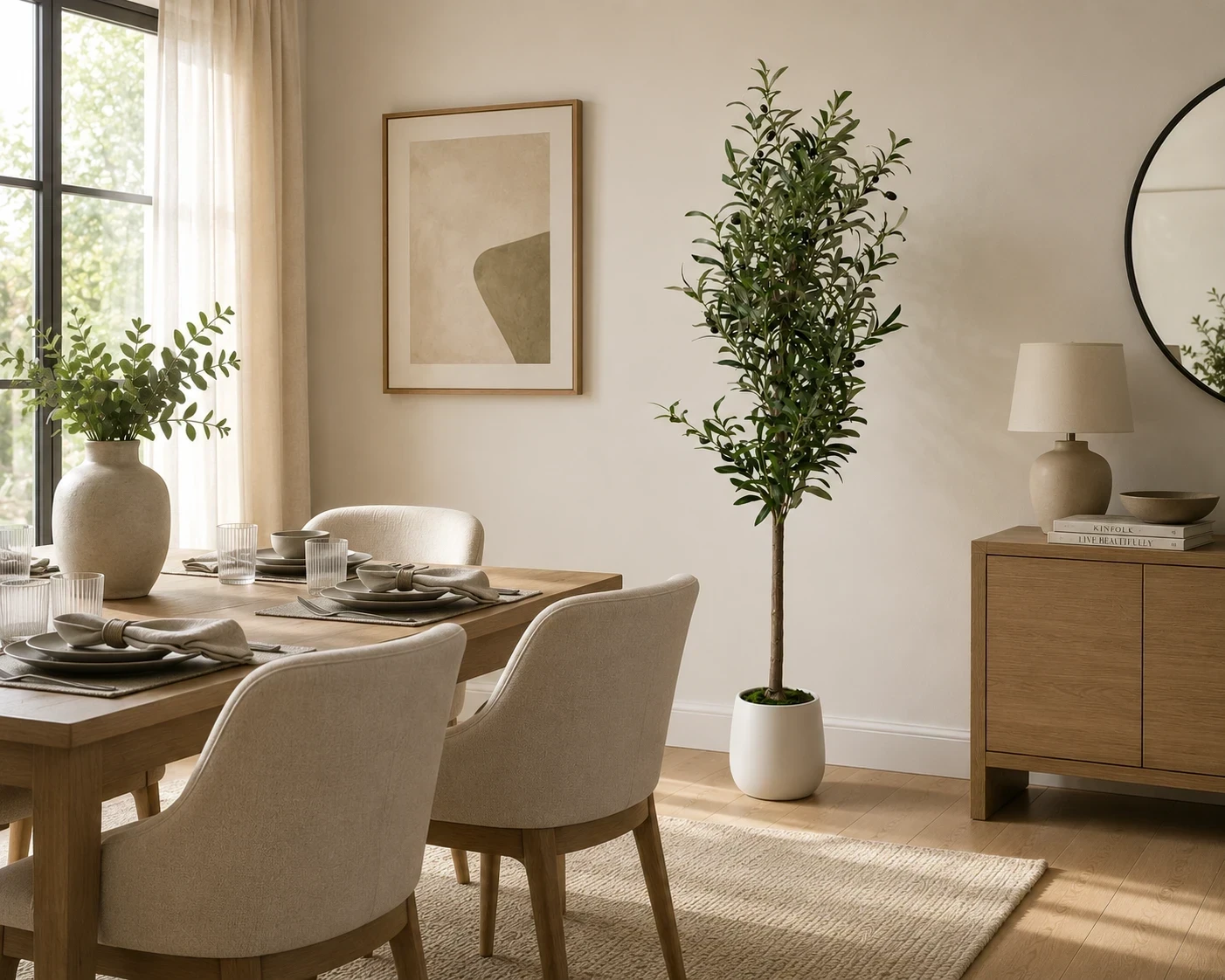 Planta De Olivo 150cm Artificial con Frutos 3