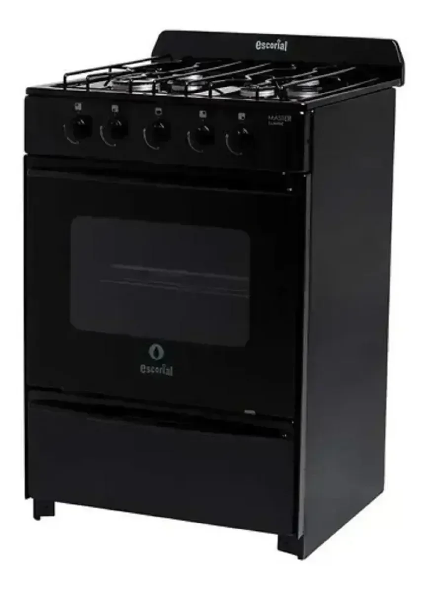 Cocina ESCORIAL Master Classic Gas Env. 56Cm. Negro 2