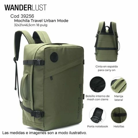 MOCHILA DE VIAJE WANDERLUST 39255 3