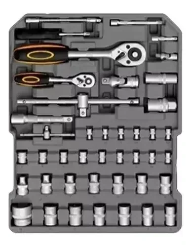 Maletín Portátil Lusqtoff Herramientas Lqcm245-9 Kit 245 Piezas 6