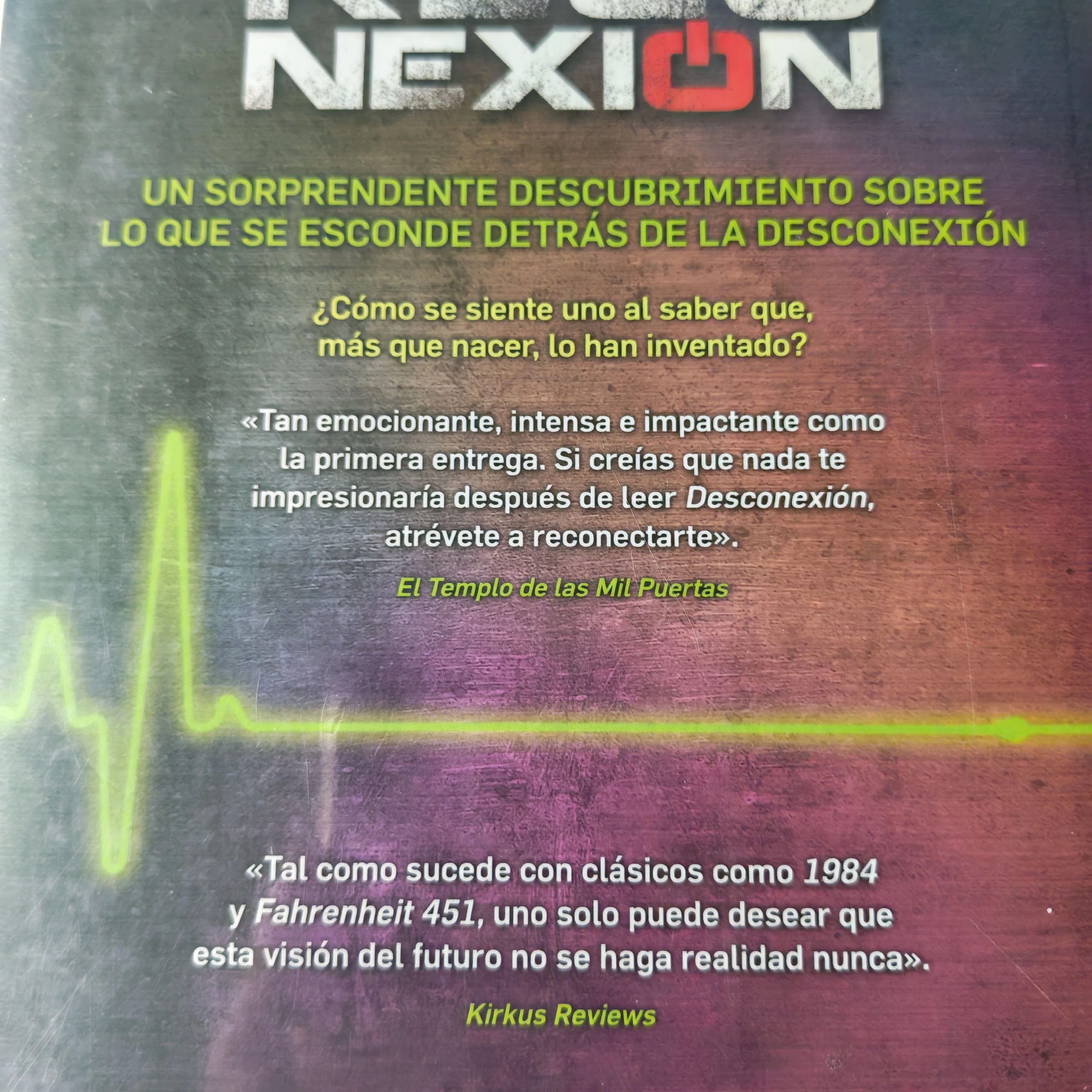 Reconexion Neal Shusterman Nuevo  3