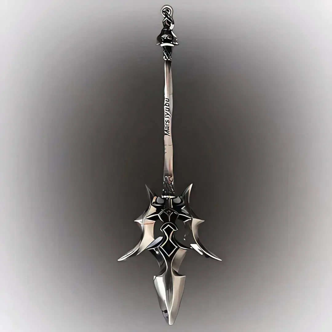 Dijes Lanzas Zhao & Lu Bu - Colección de Guerreros - Titanium