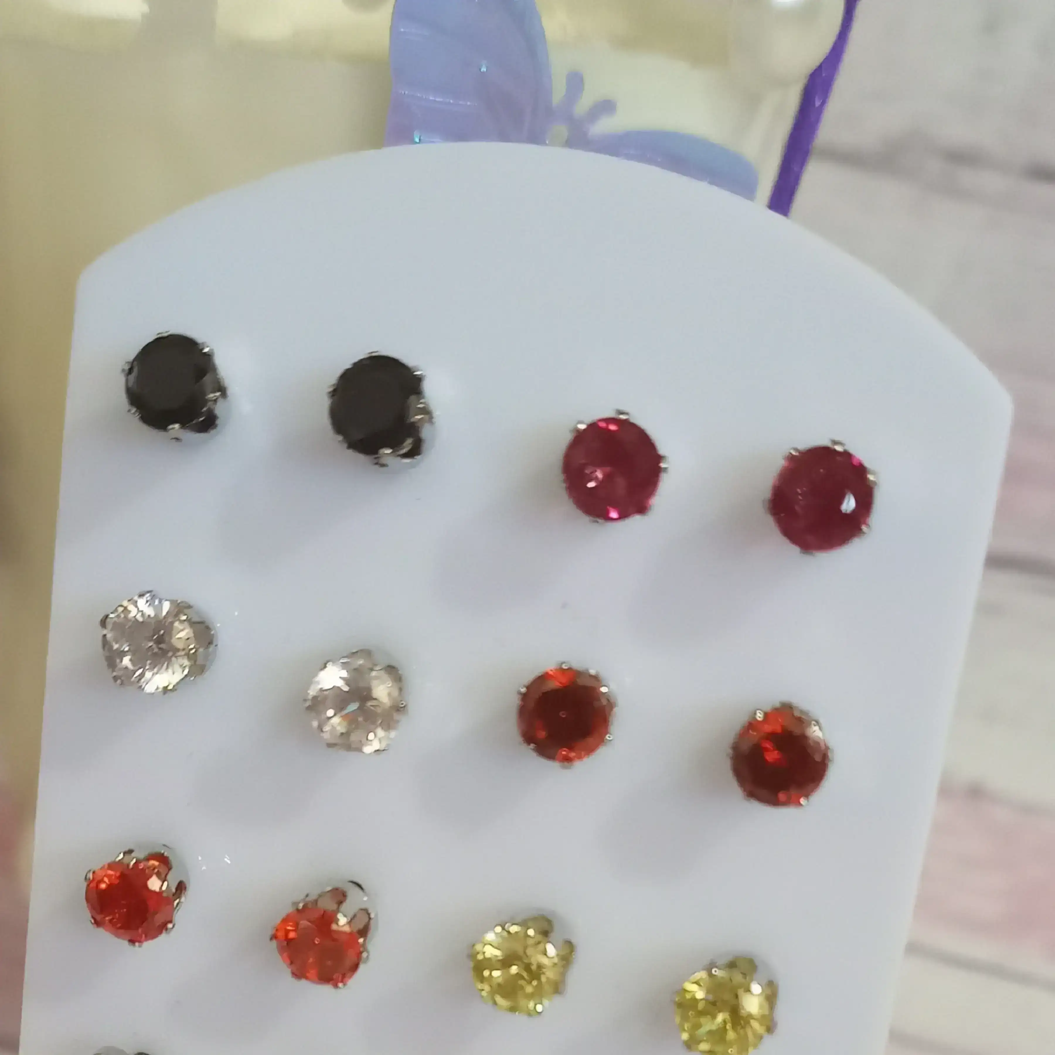 Aros pasantes con cubic😍😍😍😍 4