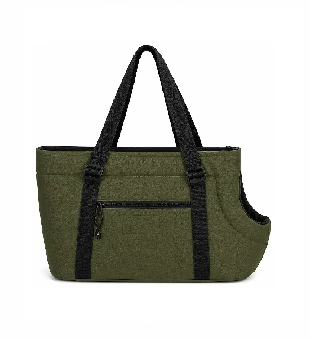 Cartera transportadora verde militar talla S