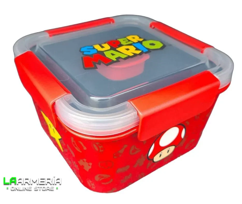 Salad to go box Mario Bros  1810 ml