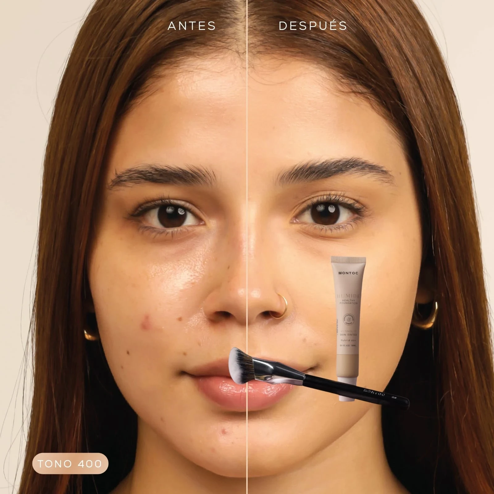 montoc base liquida hibrida humide skin tono 400.jfif