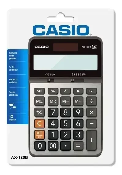 Calculadora casio escritorio 12 dígitos  2
