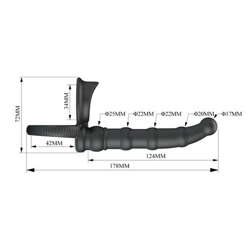TATUN - VARITA ANAL CON ANILLO VIBRADOR 2
