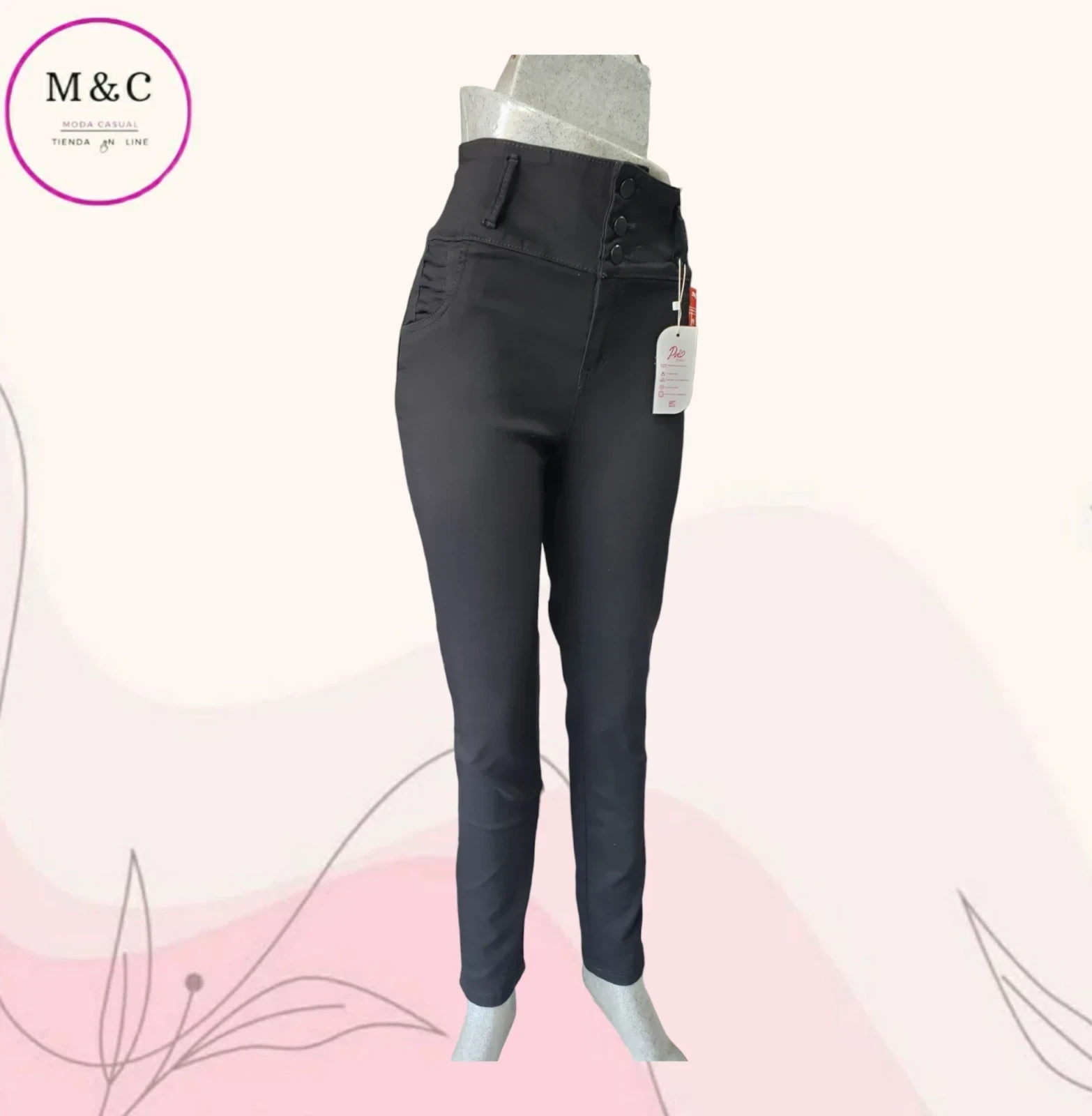 Pantalon Talla 17 mezclilla 