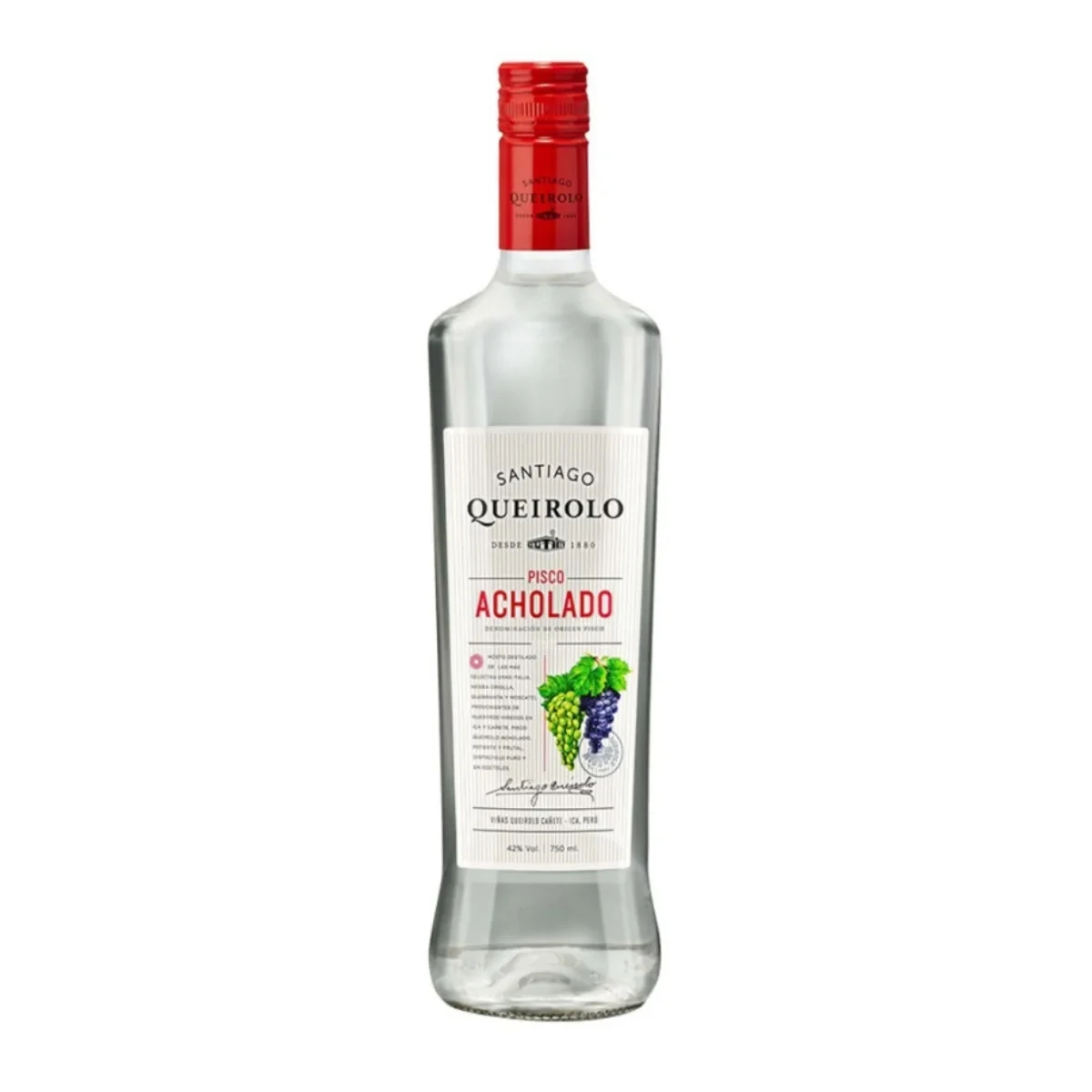 PISCO QUEIROLO ACHOLADO 750ML