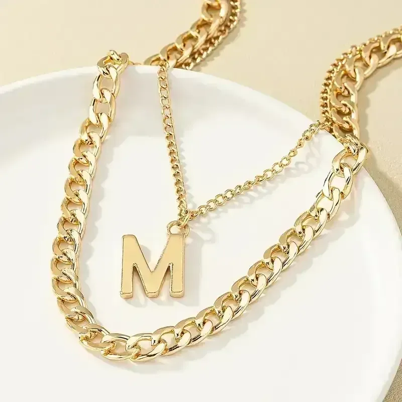 Cadena de Damas con aretes y Guillo Chapado en Oro 14K 