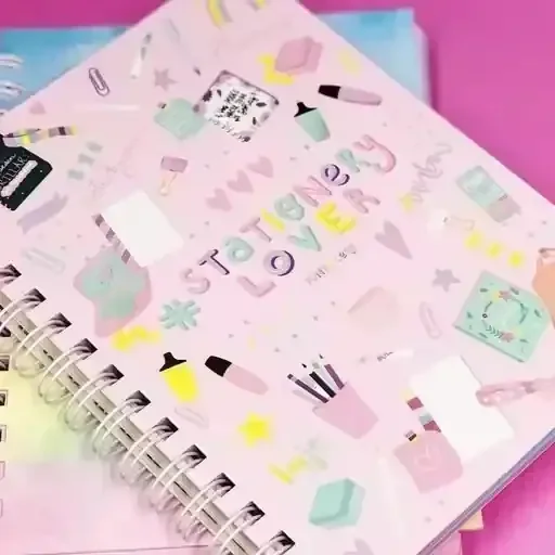 Cuaderno Hojas Pastel A5 3