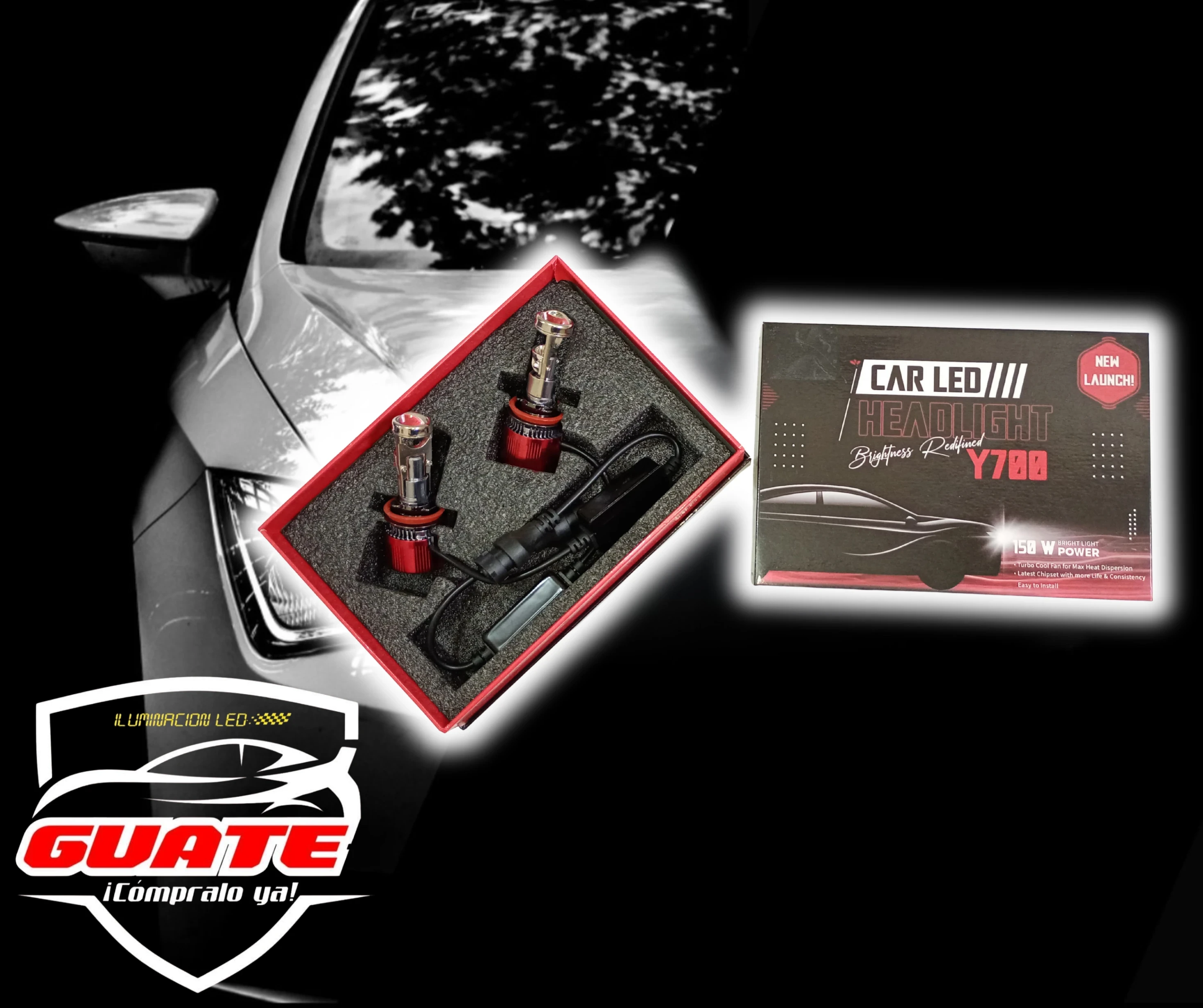 LUCES LED TIPO PROYECTOR H11  