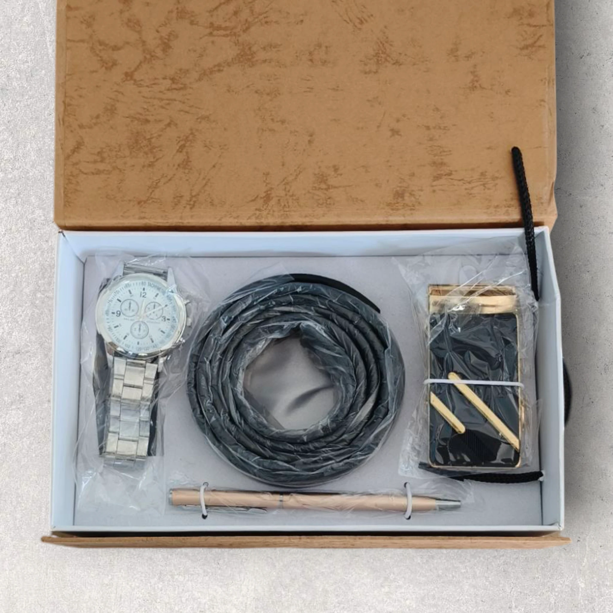 Set de reloj para caballero 