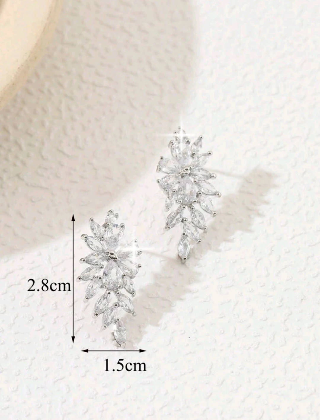 Aretes flor colgante 4