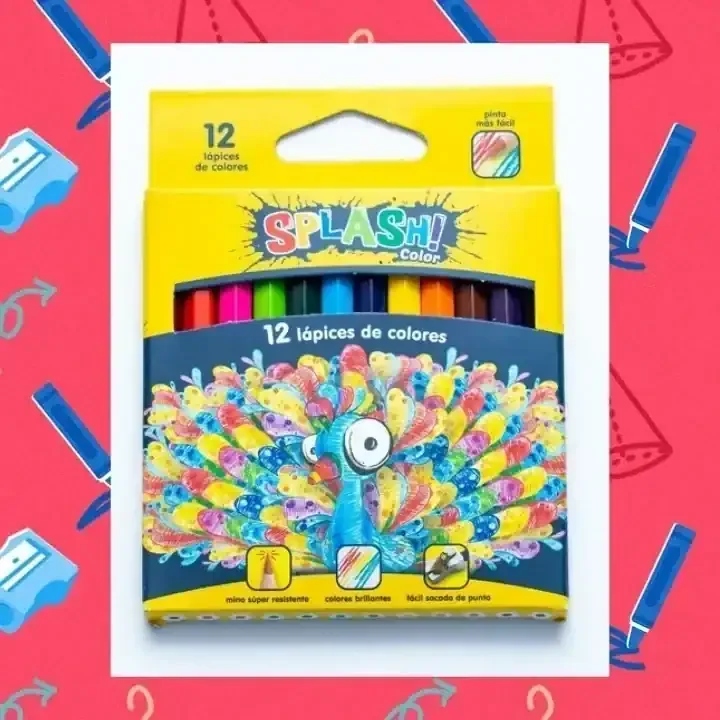 Colores Faber Splash x 12 Cortos