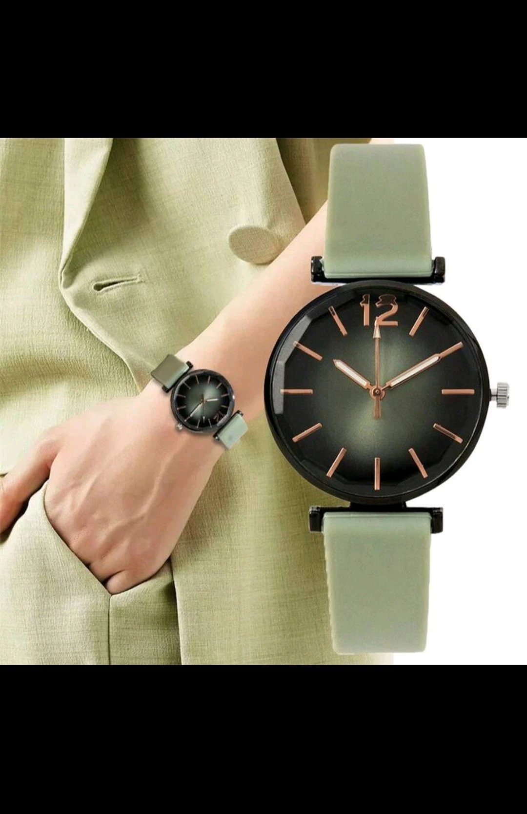 Reloj minimalista/ Correa de silicona 4