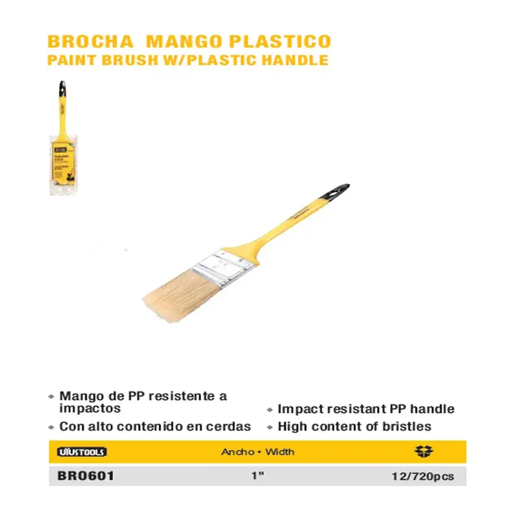 BROCHA MANGO PLASTICO UYUST 1"