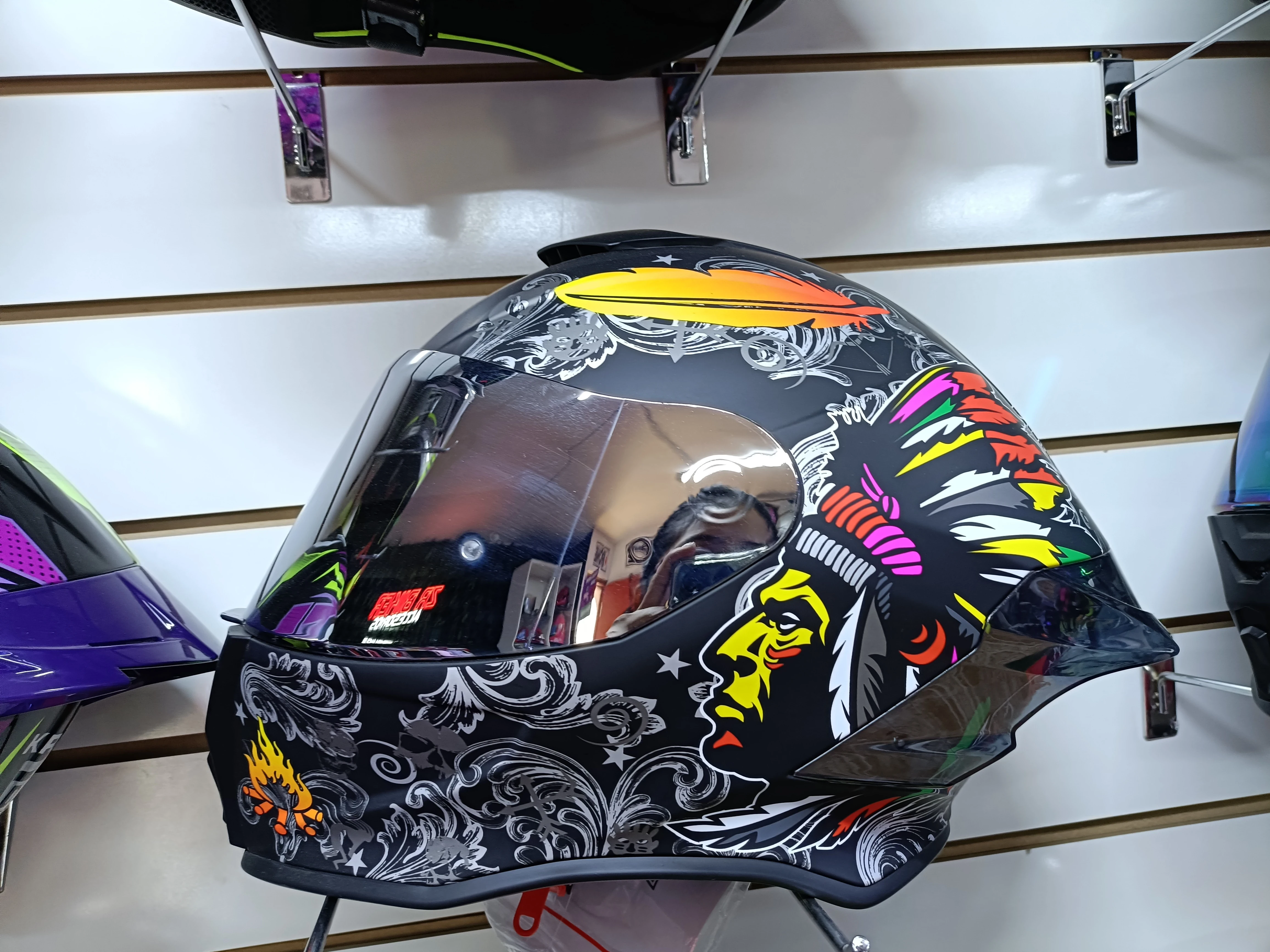 CASCOS KRAIN VISOR TORNASOLADO  2