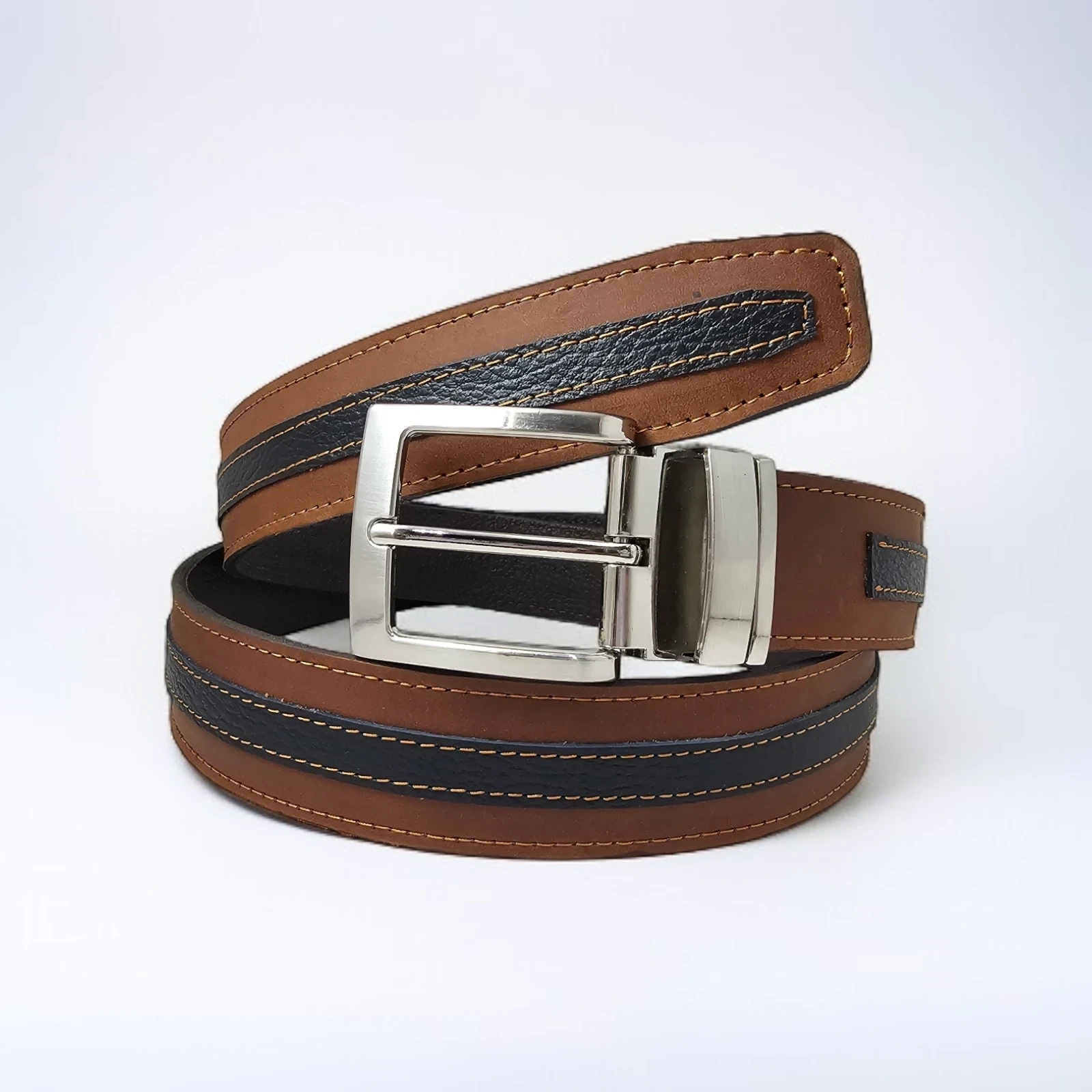 Cinturon ejecutivo 4 cm combinado 
