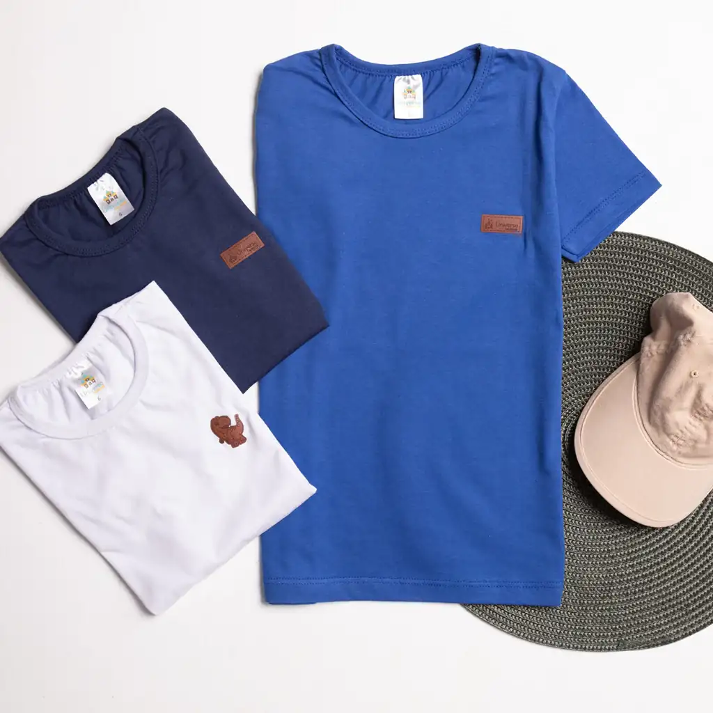 Camiseta Infantil Gola O