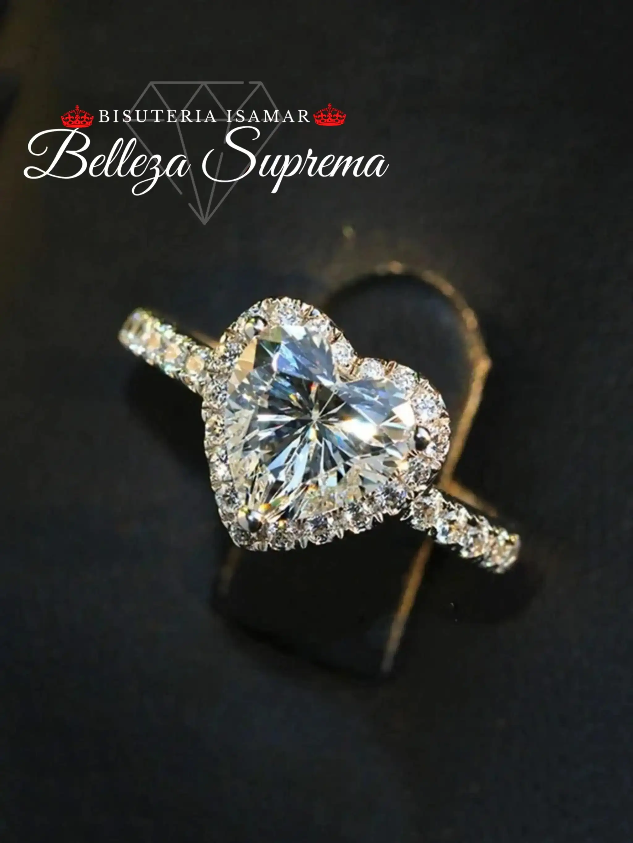 ANILLO DE PROMESA CON PIEDRA DE IMITACIÓN  2