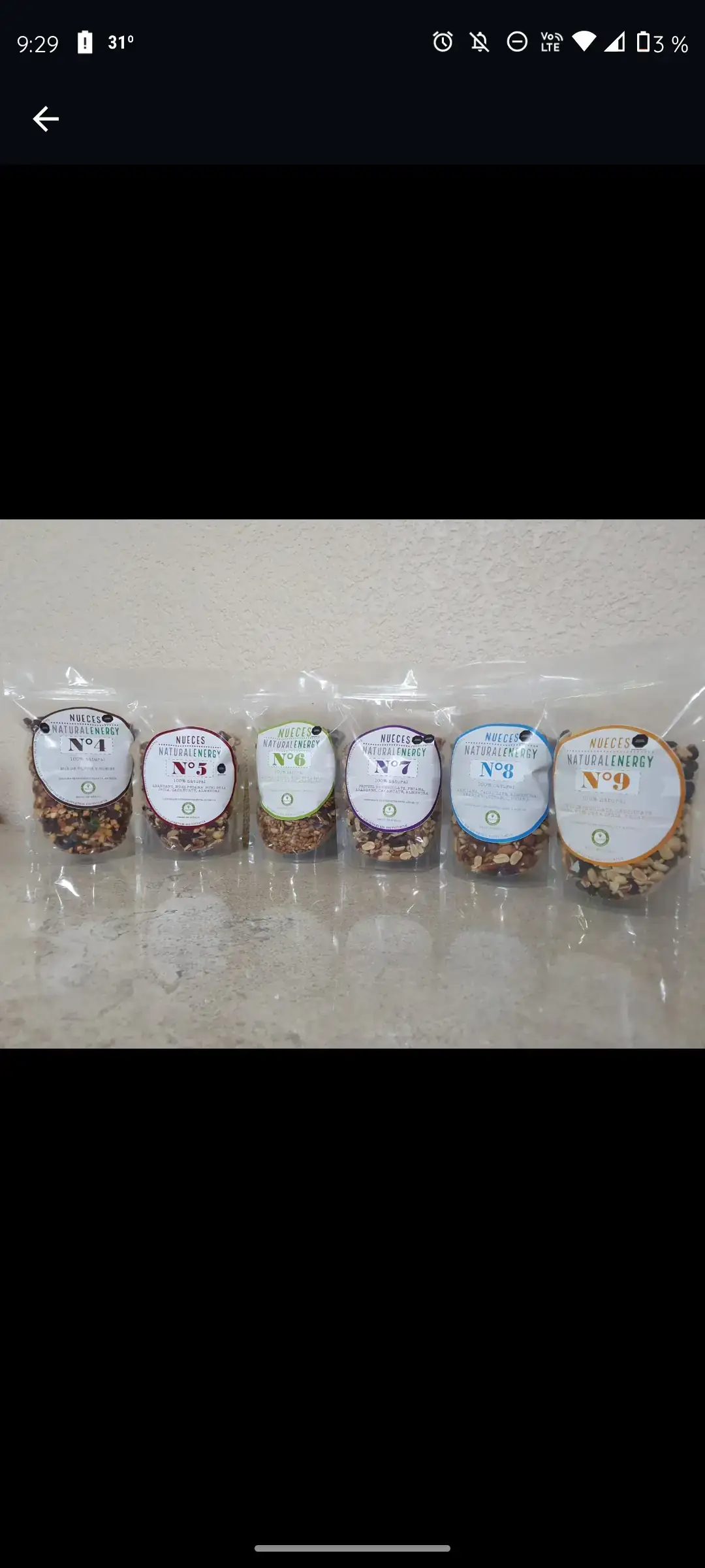 Mix 9 , bolsa zip 250 gramos 