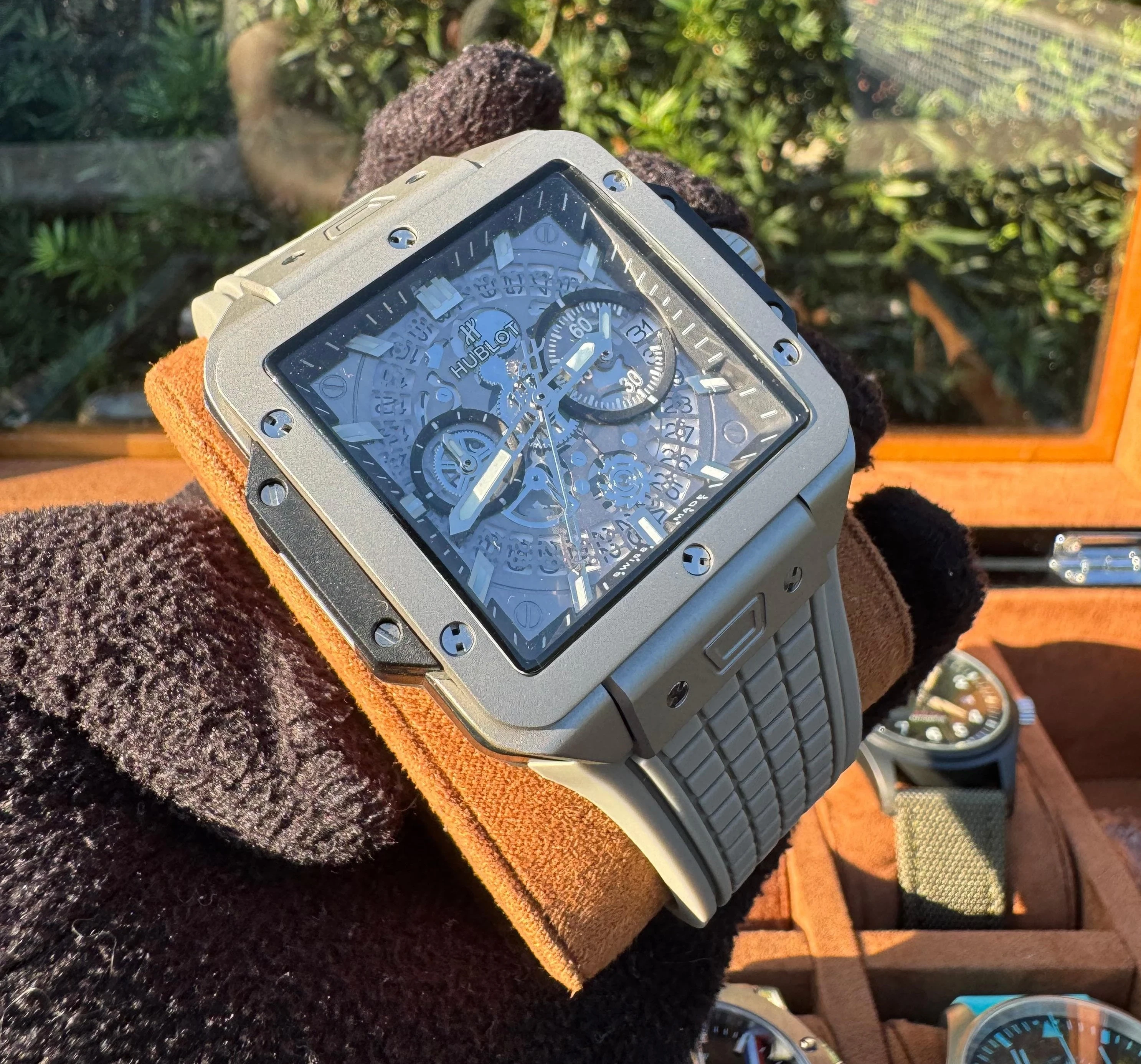 RELÓGIO HUBLOT SQUARE BANG 6