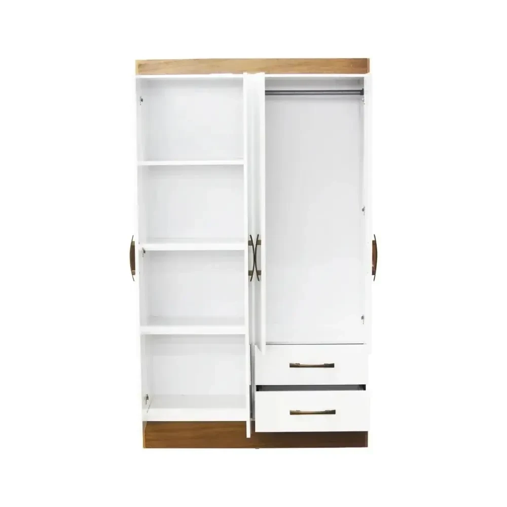 Ropero 4 puertas MELAMINA Blanco 2