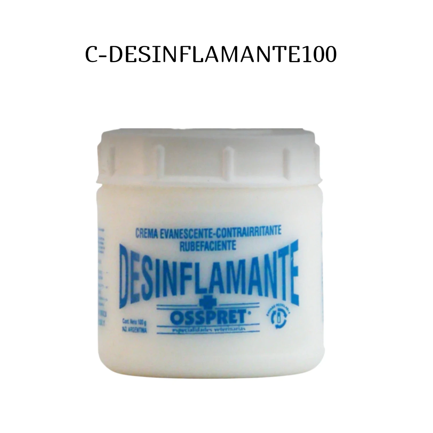 Crema desinflamante 100grs