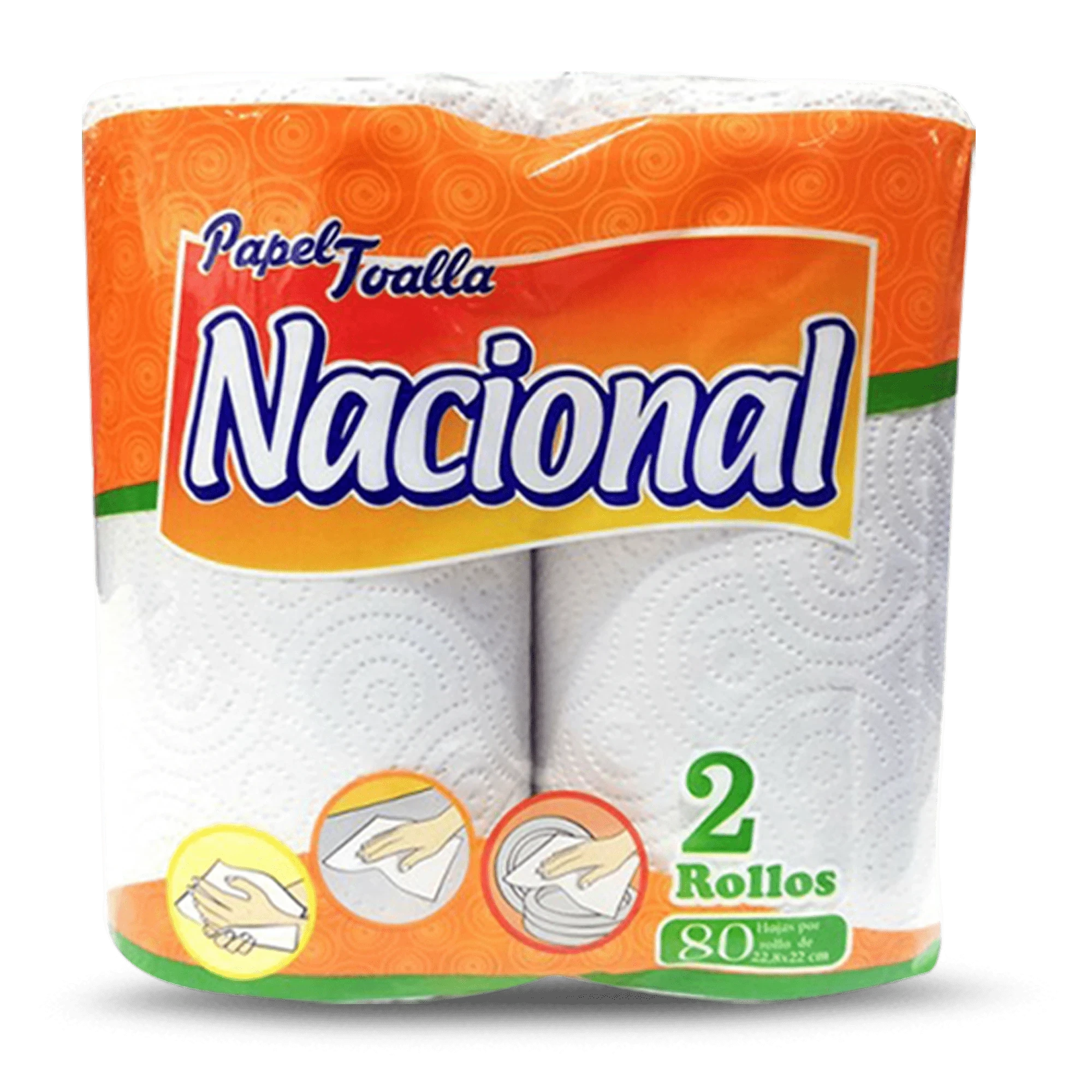 TOALLA NACIONAL DE 2 ROLLOS