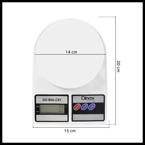 BALANZA DINAX DE COCINA DIGITAL CON BOWL  2