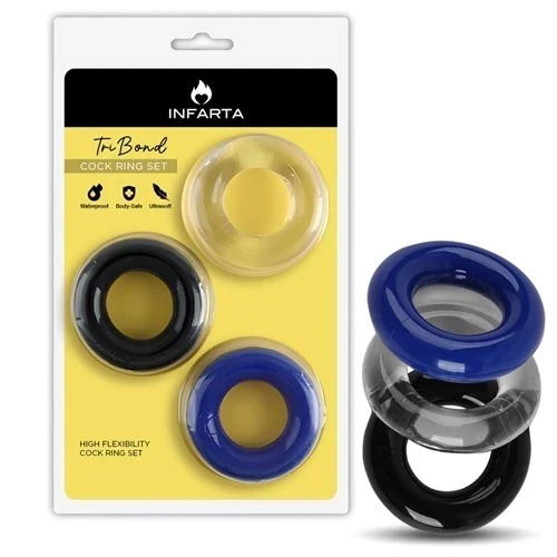 Cock Rings Set Tribond 