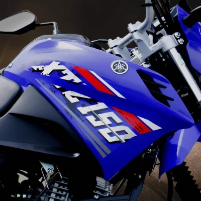 Xtz 150 Calcomanias 2021 / 2022 azul con blanco y rojo
