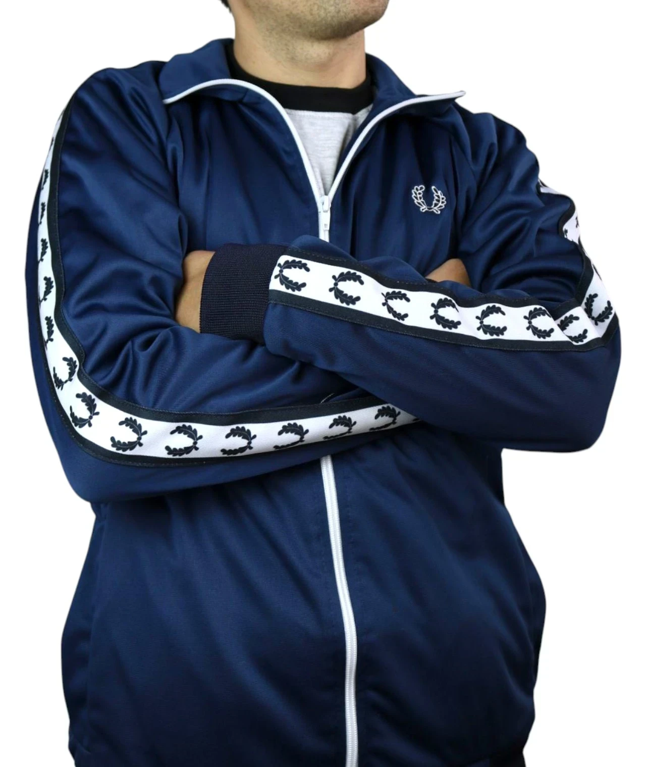 Chaqueta deportiva azul oscuro 