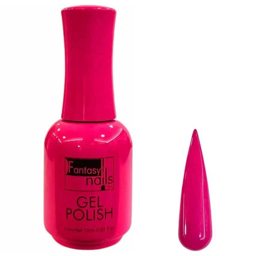 GEL HOT PINK FANTASY NAILS